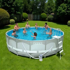 Каркасный бассейн Intex 54452, (28322), 488 х 122 см., с фильтр-насосом